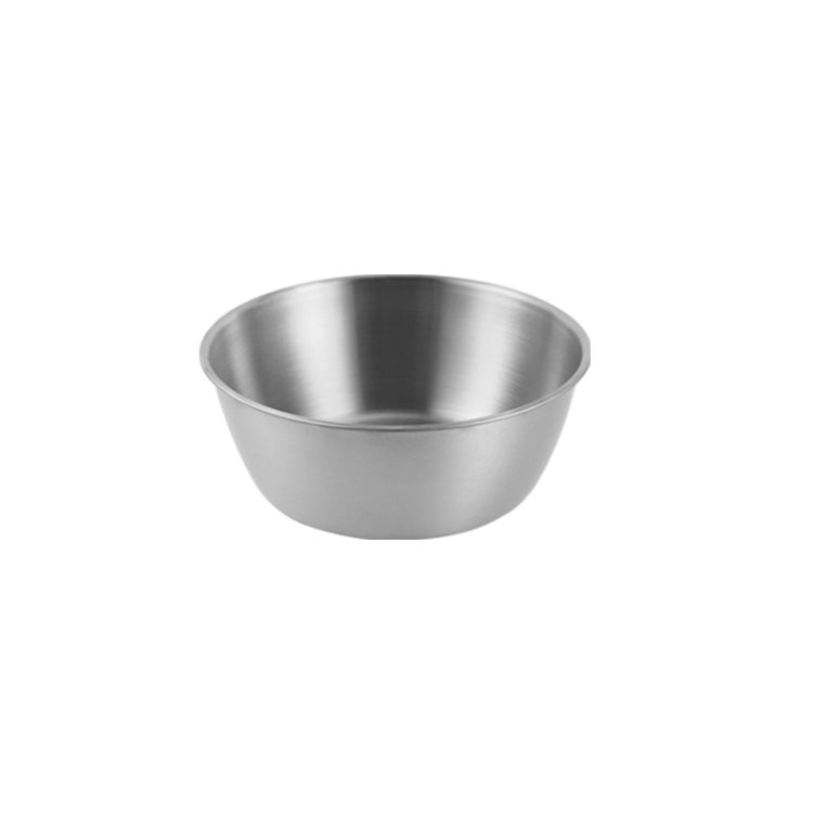 304 Stainless Steel Seasoning Bowl Restaurant Rice Wine Snack Serving Bottle, Model: 13cm Without Handle Silver