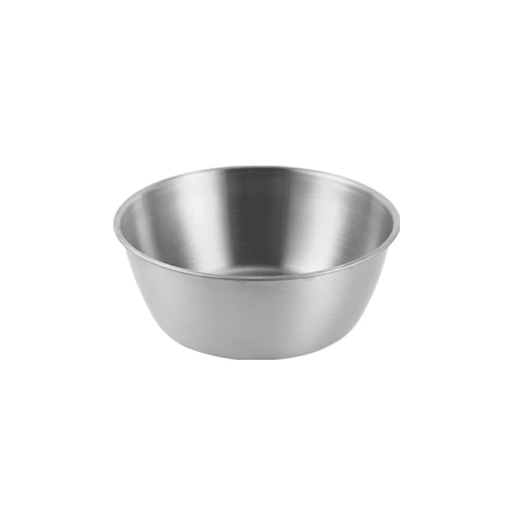 304 Stainless Steel Seasoning Bowl Restaurant Rice Wine Snack Serving Bottle, Model: 14cm Without Handle Silver