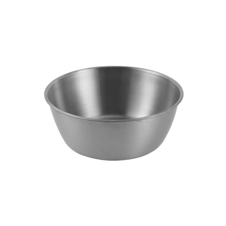 304 Stainless Steel Seasoning Bowl Restaurant Rice Wine Snack Serving Bottle, Model: 17cm Without Handle Silver