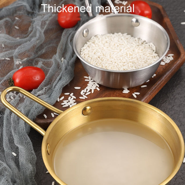 304 Stainless Steel Seasoning Bowl Restaurant Rice Wine Snack Serving Bottle, Model: 14cm With Handle Silver