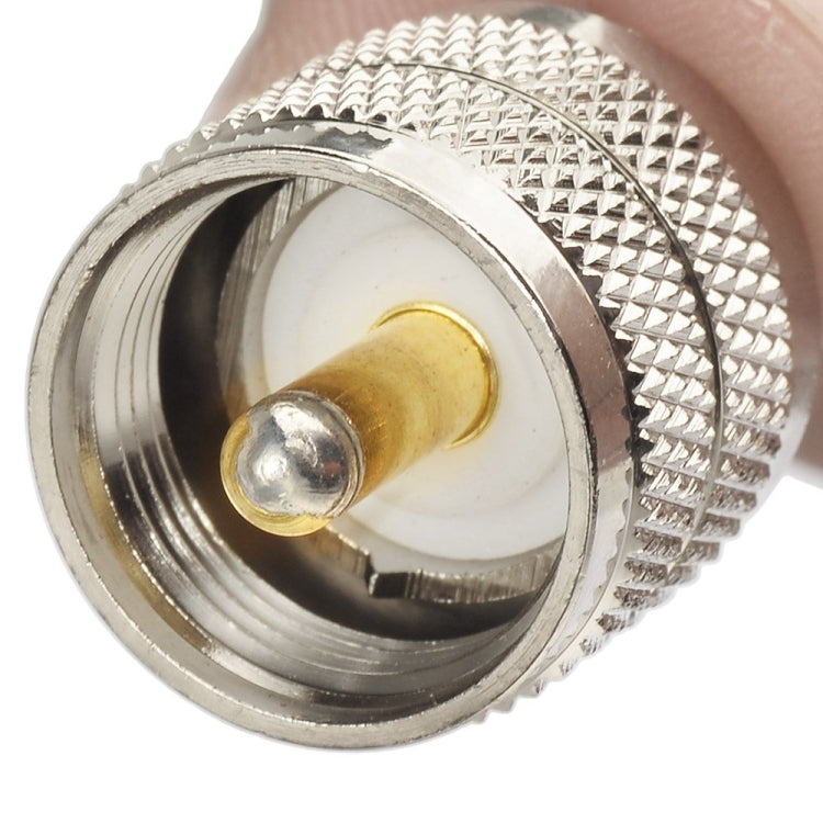 1m BNC Male Right Angle To UHF PL259 Male RG58 Coaxial Cable