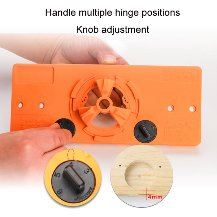 Fonson 35MM Woodworking Hinge Hole Opener Wooden Door Hinge Locator