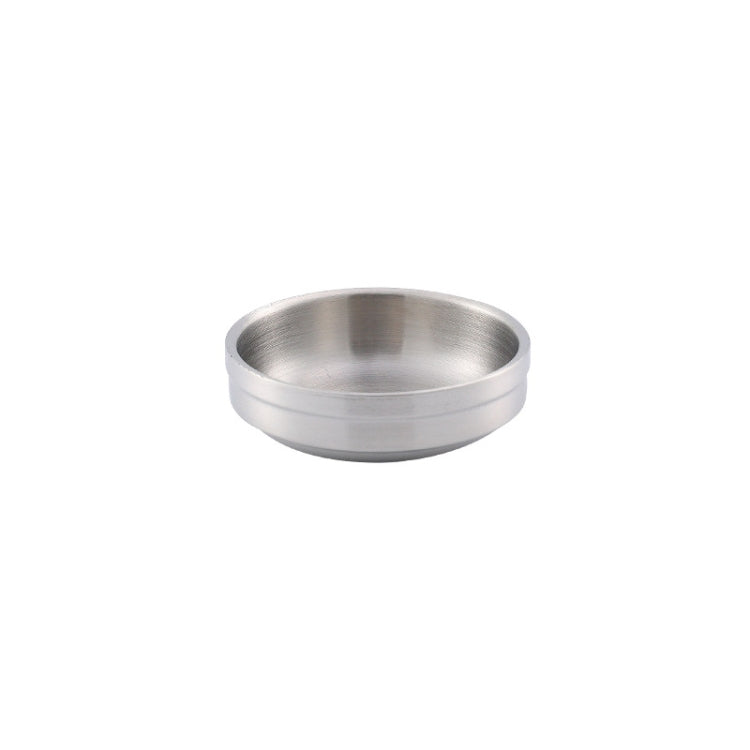 304 Stainless Steel Sauce Dish Kitchen Grill Seasoning Dish Cutlery, Model: 9cm Silver