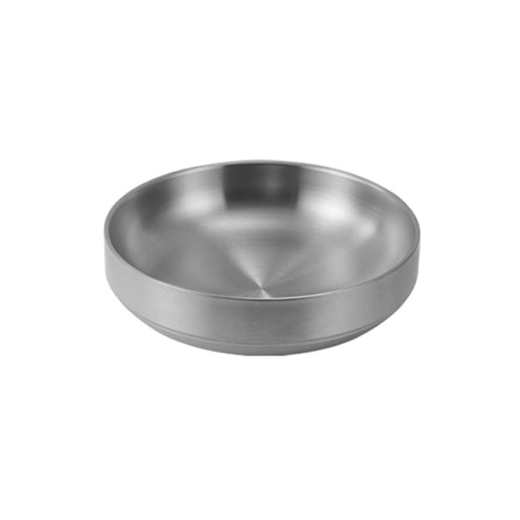 304 Stainless Steel Sauce Dish Kitchen Grill Seasoning Dish Cutlery, Model: 17cm Silver
