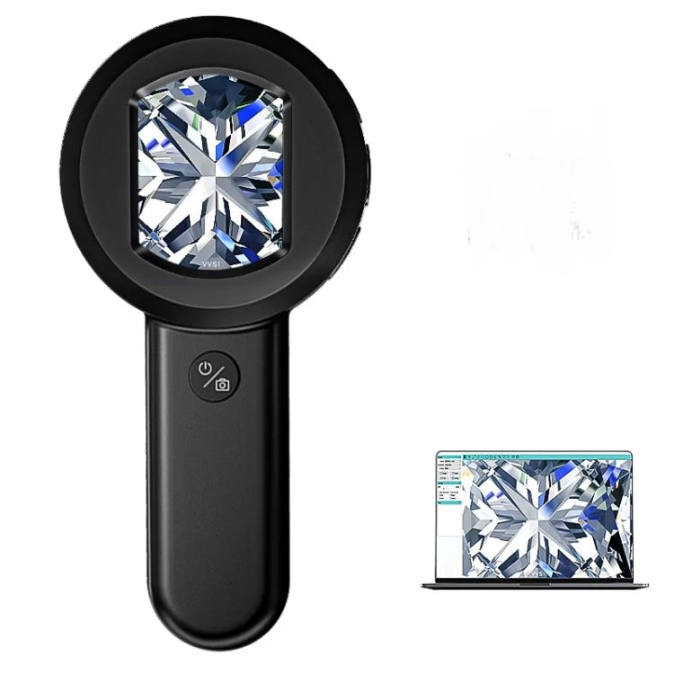 Digital Microscope Handheld High-Definition Electronic Magnifier - Black