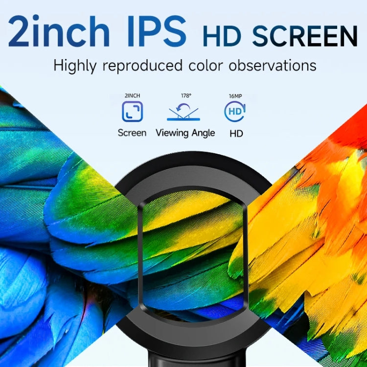 Digital Microscope Handheld High-Definition Electronic Magnifier - Black