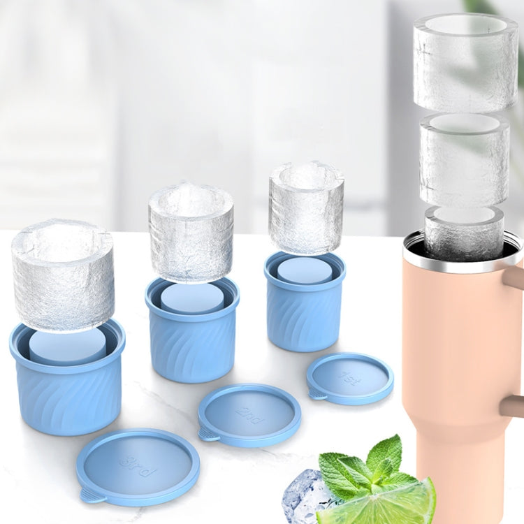For Stanley Water Cup Silicone Ice Mould Ice Cubes Easy Release, Color: 2nd Pink