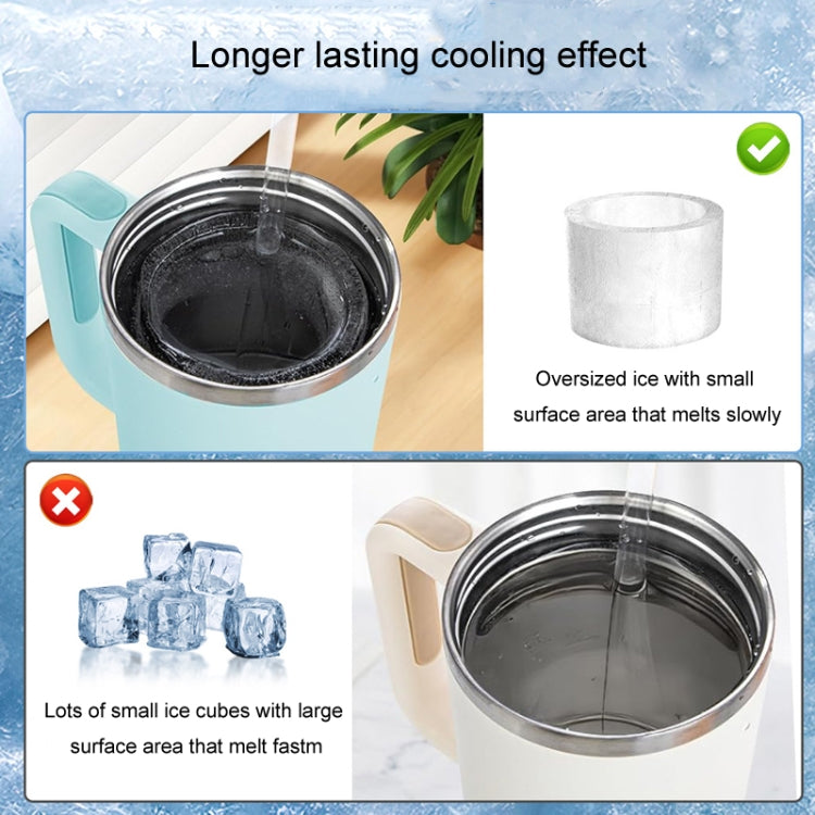 For Stanley Water Cup Silicone Ice Mould Ice Cubes Easy Release, Color: 1st Blue