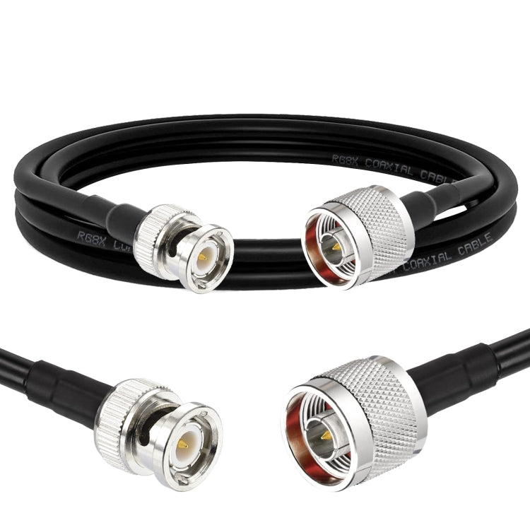 2m N Male To BNC Male RG8X RF Coaxial Cable