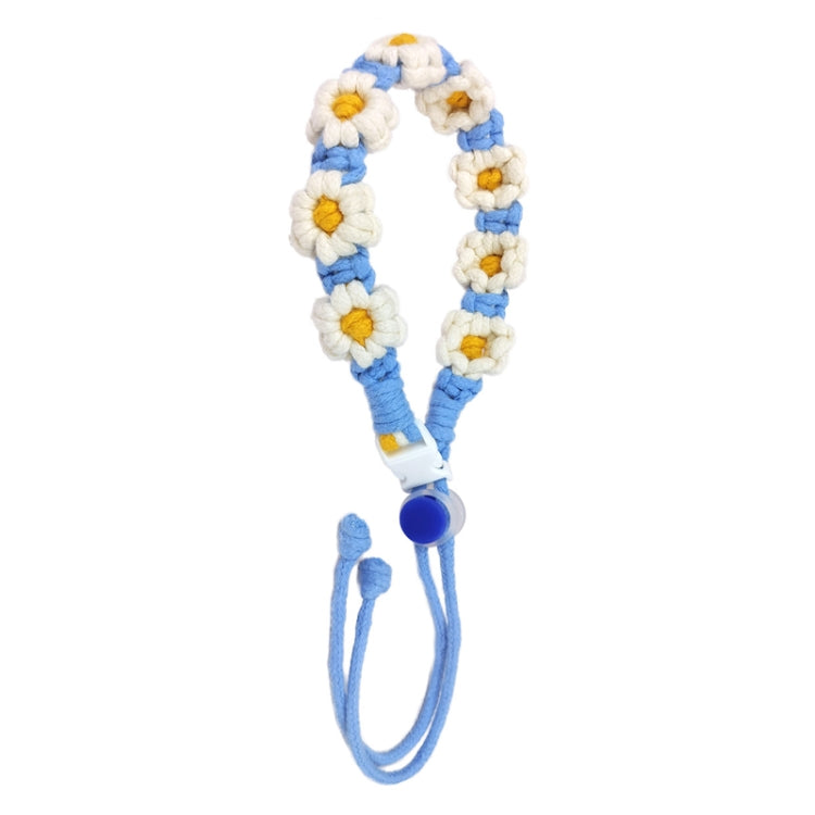For 8-40oz Portable Sports Water Mug Lanyard Cup Cover Hand-Woven Cute Daisy Mug Strap