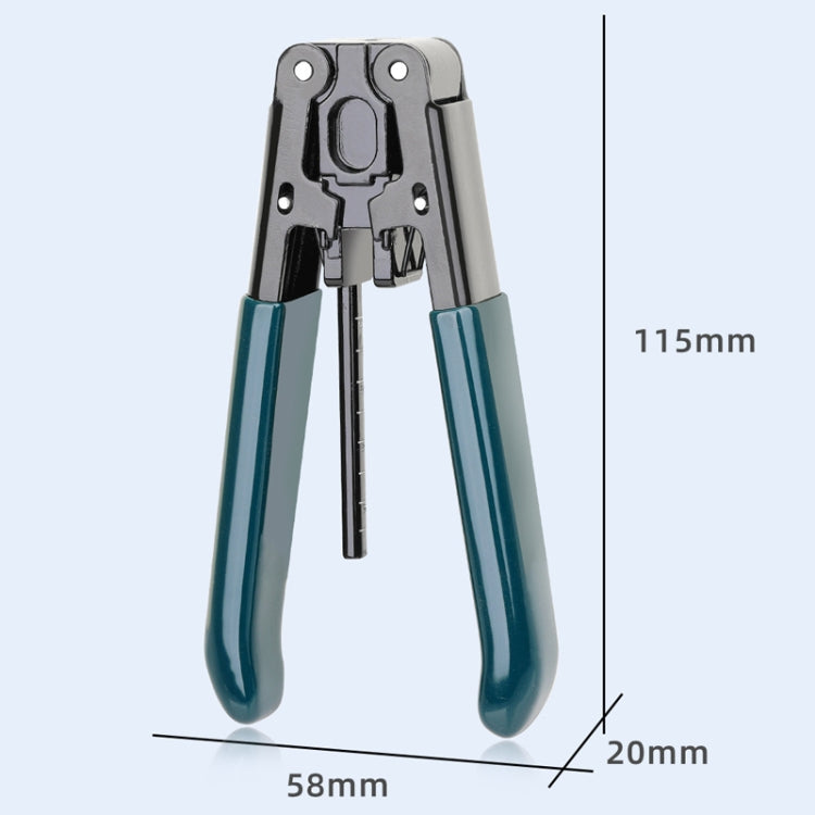 Fiber Optic Stripper Metal Cable Stripper Cold Splicing Tool Pliers - Round Core