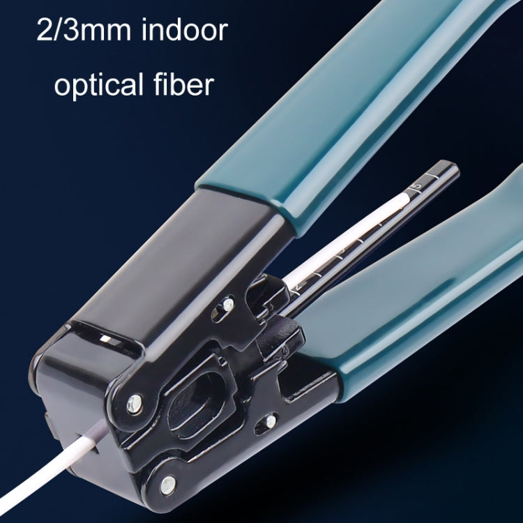 Fiber Optic Stripper Metal Cable Stripper Cold Splicing Tool Pliers - Round Core
