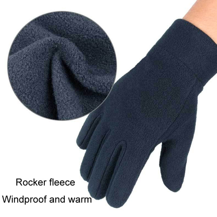 Rocker Fleece Winter Warm Anti-Slip Gloves Outdoor Riding Sports Gloves, Size: XL