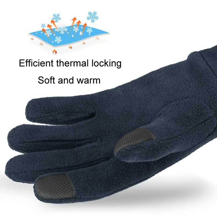Rocker Fleece Winter Warm Anti-Slip Gloves Outdoor Riding Sports Gloves, Size: M