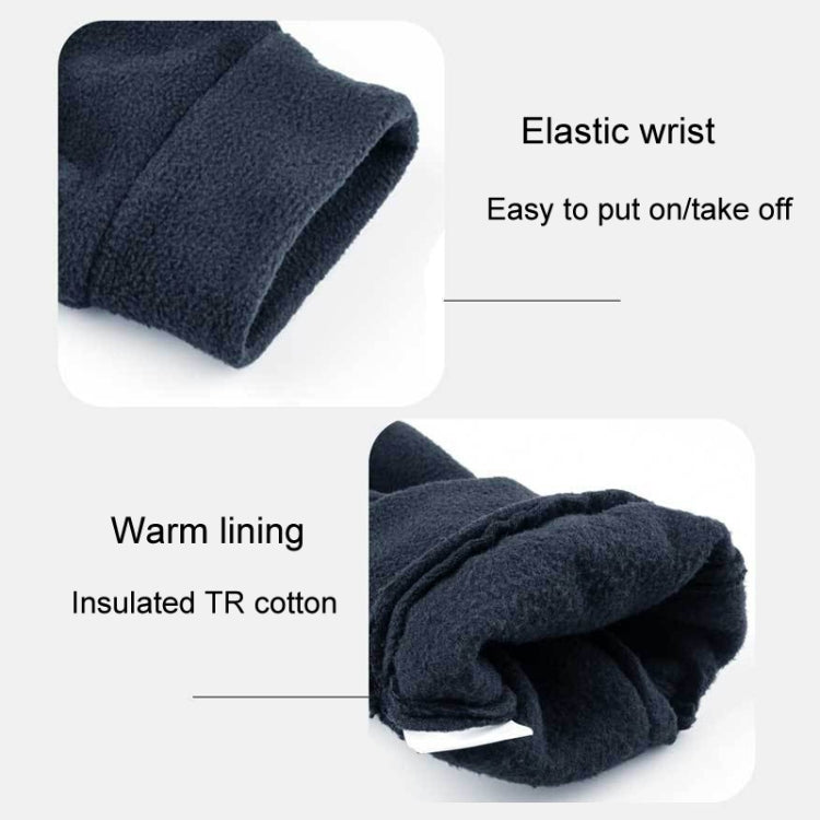 Rocker Fleece Winter Warm Anti-Slip Gloves Outdoor Riding Sports Gloves, Size: S