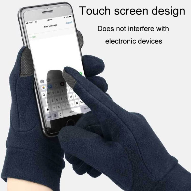 Rocker Fleece Winter Warm Anti-Slip Gloves Outdoor Riding Sports Gloves, Size: S