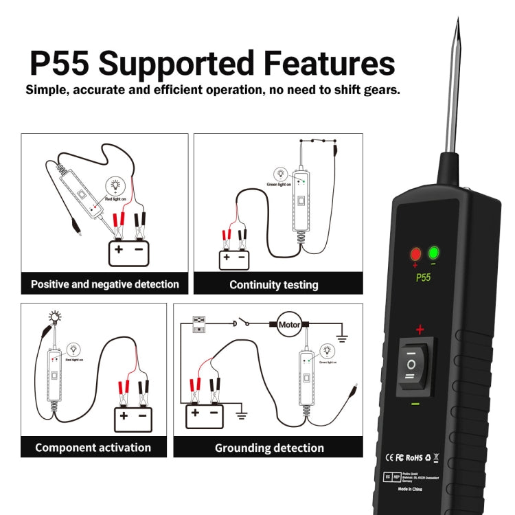 Automotive Electrical Circuit Tester System Short Circuit Tracking Positioning Diagnostic Instrument - P55