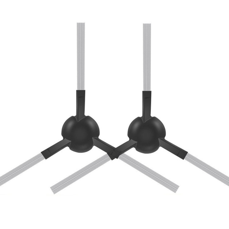 For Dreame L20 Ultra / X20 Pro / X20 Pro Plus Robot Vacuum Accessories 1pair Black Side Brush