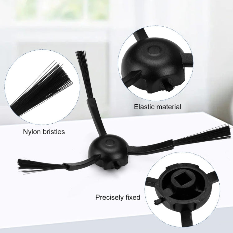 For Dreame L20 Ultra / X20 Pro / X20 Pro Plus Robot Vacuum Accessories 1 Black Rubber Brush Cover