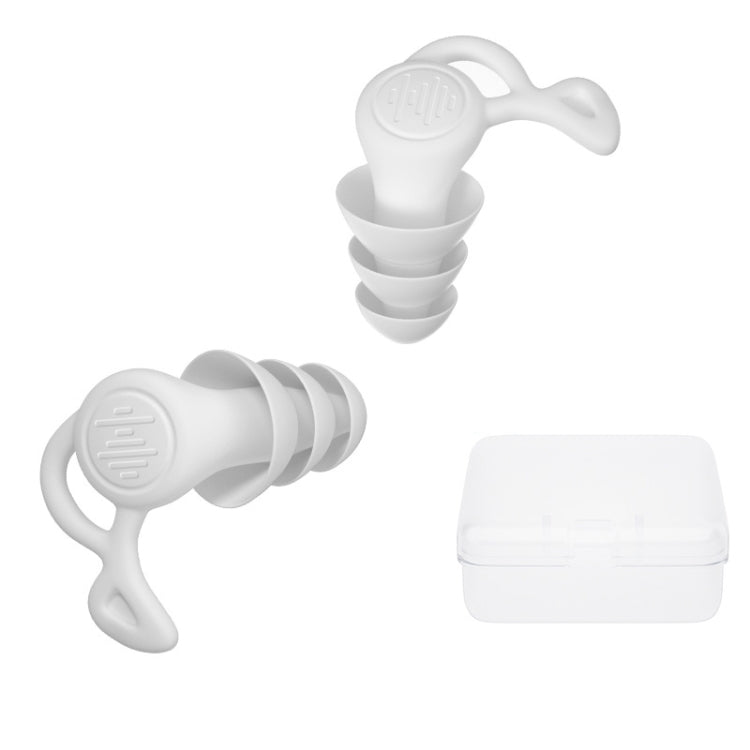Noise Canceling Sleeping Earplugs Triple Layer Soundproofing Silicone Swimming Earplugs