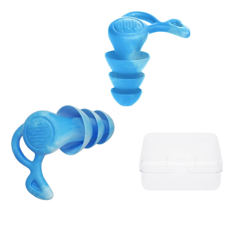 Noise Canceling Sleeping Earplugs Triple Layer Soundproofing Silicone Swimming Earplugs