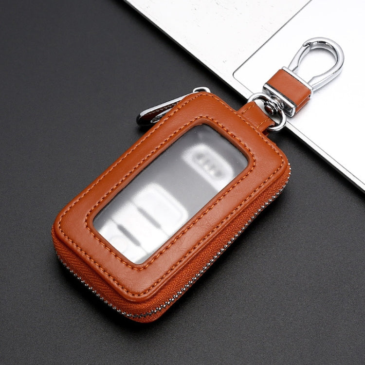 Car Remote Control Universal Visible Zipper Key Case