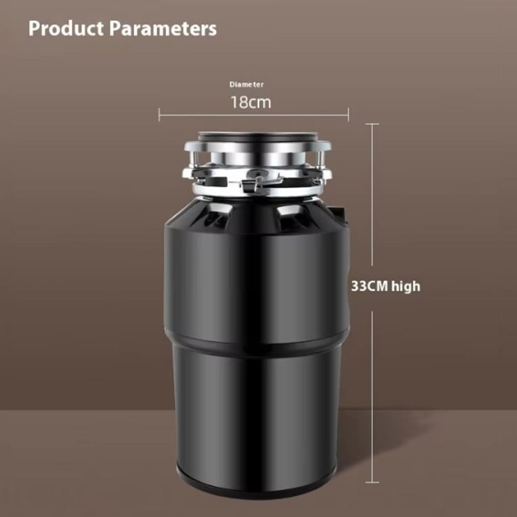 550W EU Plug Food Garbage Disposer 7 Levels Grinding Connectable For Dishwasher