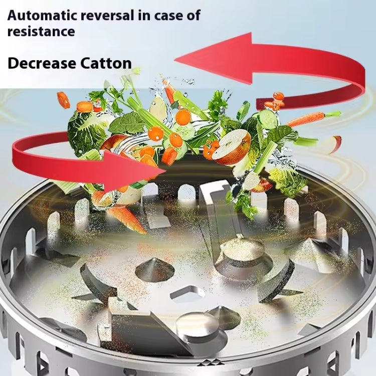 550W EU Plug Food Garbage Disposer 7 Levels Grinding Connectable For Dishwasher