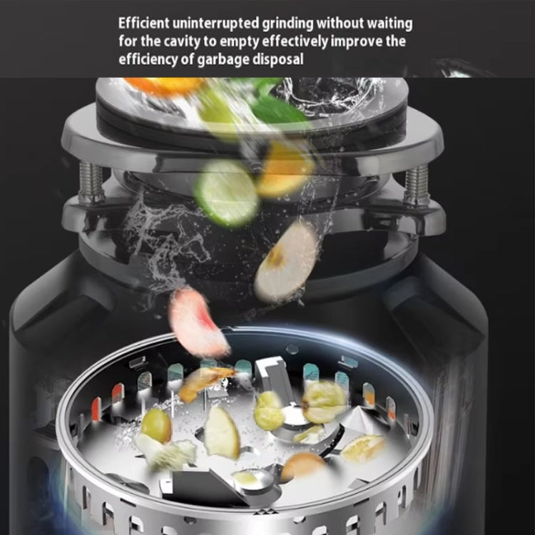 550W EU Plug Food Garbage Disposer 7 Levels Grinding Connectable For Dishwasher
