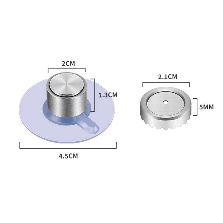 Stainless Steel Magnetic Soap Holder Bathroom Wall Mounted Drainage Nail Free Soap Rack, Model: Cylinder