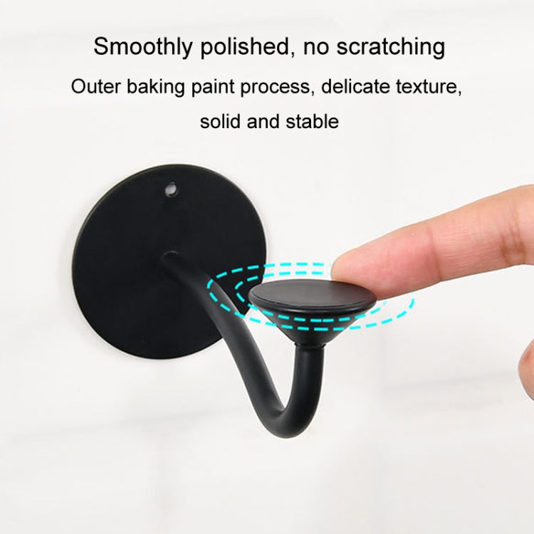Bathroom Magnetic Soap Holder Non Punch Wall Mounted Stainless Steel Soap Holder - Black