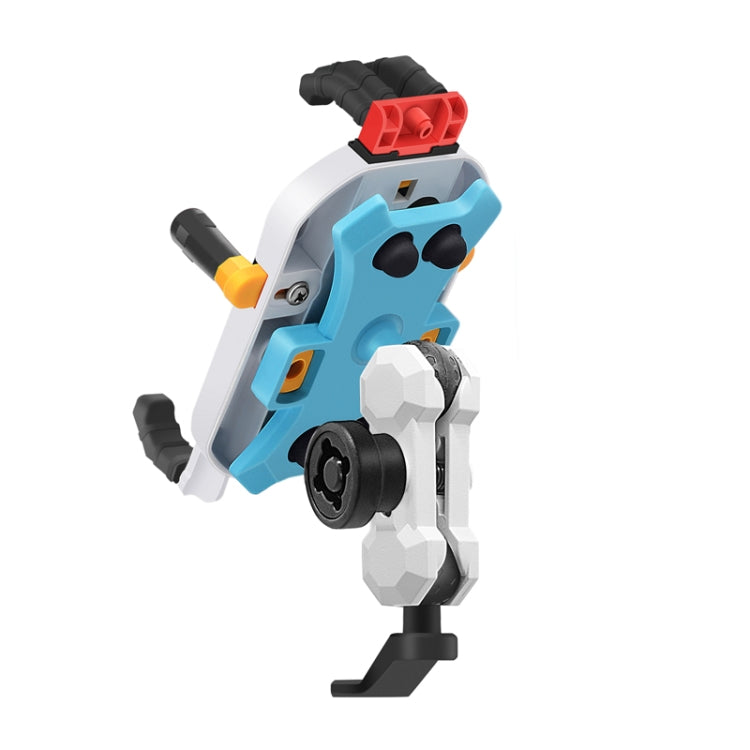 Colorful Motorcycle Shock-absorbing Navigation Mobile Phone Holder - Mirror Mount