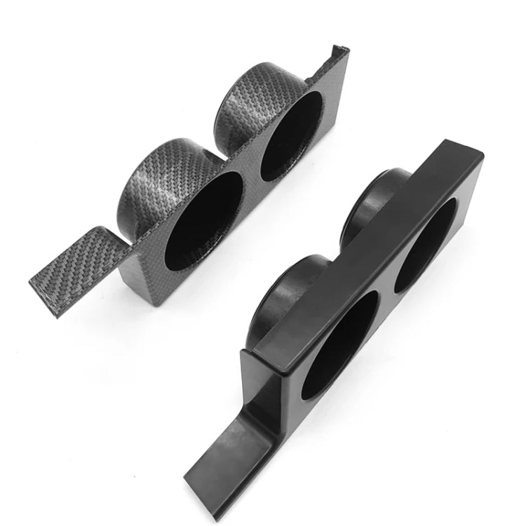 For BMW 5 Series E39/528i/530i/M5 Left-hand Drive Car Central Control Cup Holder, Color: Black With groove