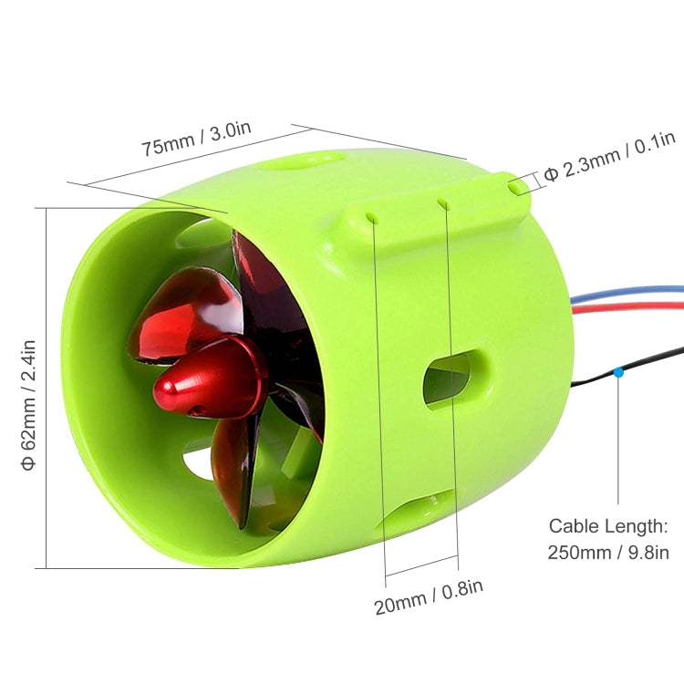 12-24V Ship Model Underwater Propeller Underwater Robot ROV Waterproof Brushless Motor - CW