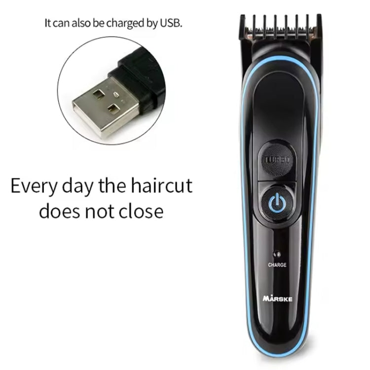 MARSKE MS-5010 Electric Hair Clipper 5 In 1 Multi-function Shaver Rechargeable Styler - USB Without Plug