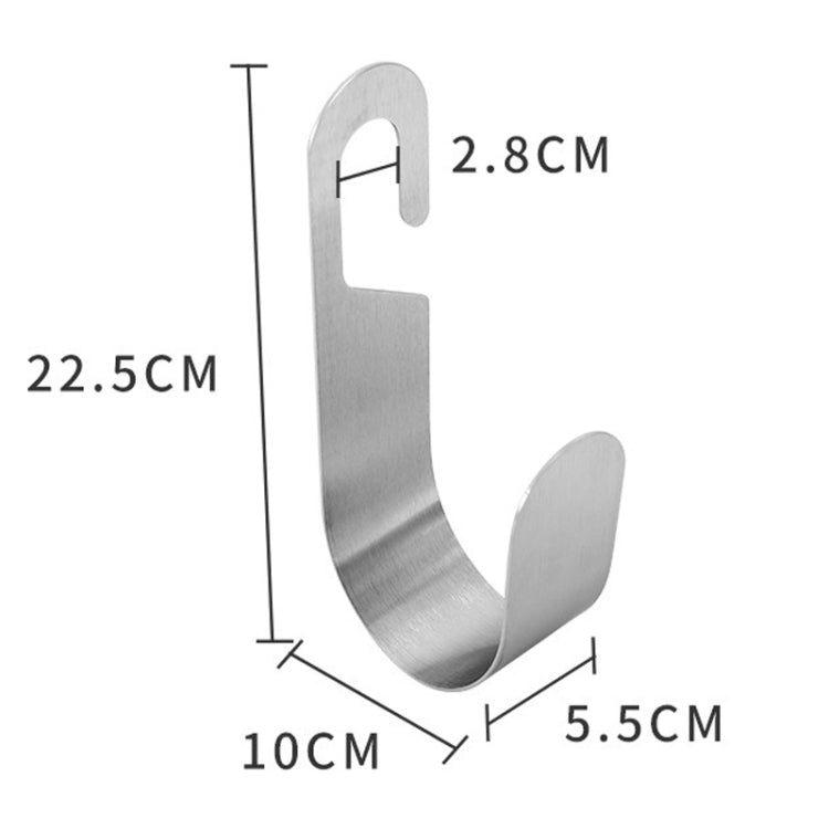 Home Outdoor Water Hose Hook Stainless Steel Patio Hose Storage Holder Car Wash Faucet Hook - Original color