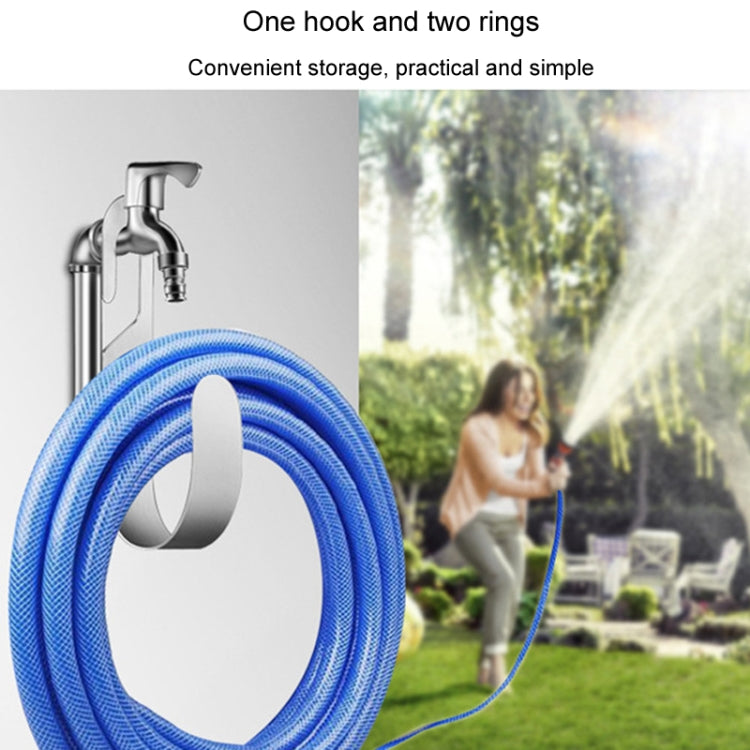 Home Outdoor Water Hose Hook Stainless Steel Patio Hose Storage Holder Car Wash Faucet Hook - Original color
