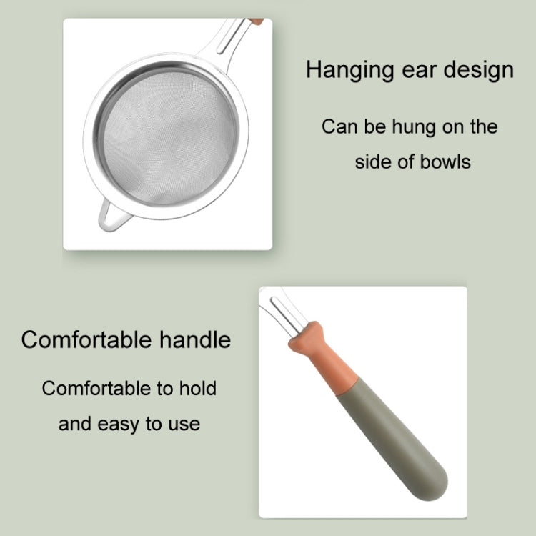 Household Stainless Steel Flour Sifter Kitchen Baking Filter Spoon