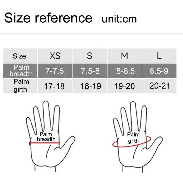 Winter Padded Ski Finger Gloves Outdoor Windproof Warm Sports Gloves, Size: M