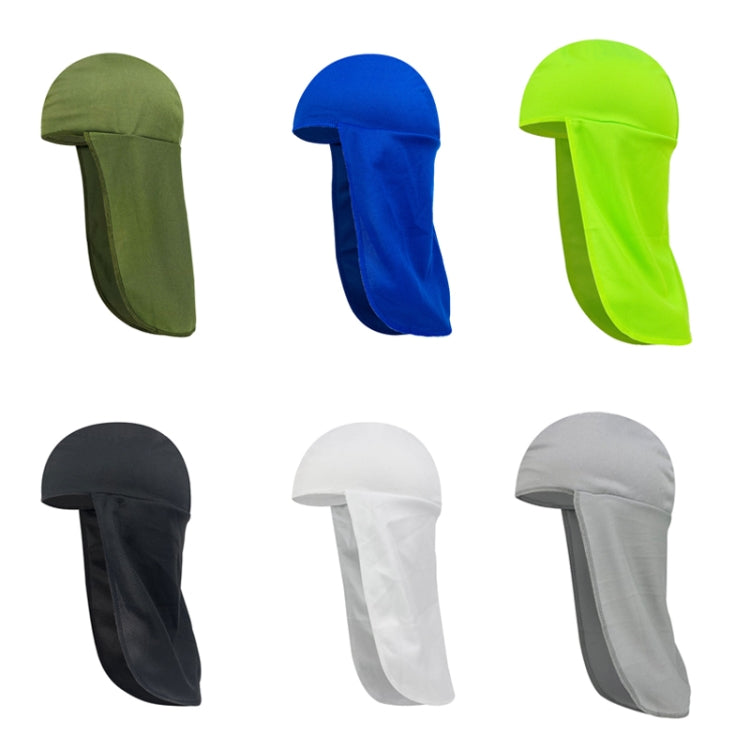 Outdoor Riding Long Tail Cap Breathable Sweat Absorbent Shading Workplace Safety Dustproof Shawl Cap, Size: Free Code
