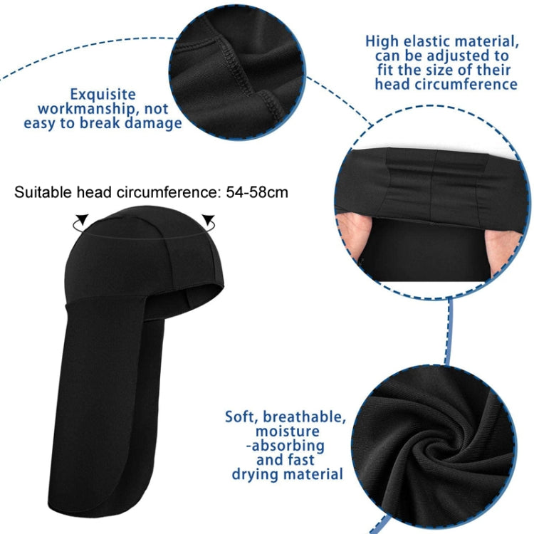 Outdoor Riding Long Tail Cap Breathable Sweat Absorbent Shading Workplace Safety Dustproof Shawl Cap, Size: Free Code