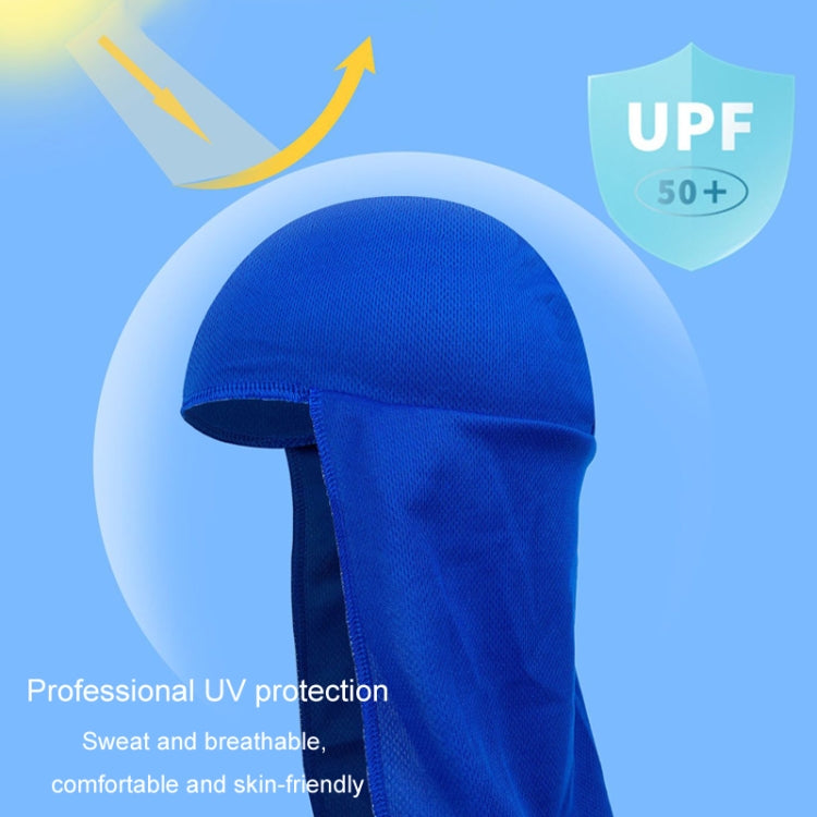 Outdoor Riding Long Tail Cap Breathable Sweat Absorbent Shading Workplace Safety Dustproof Shawl Cap, Size: Free Code