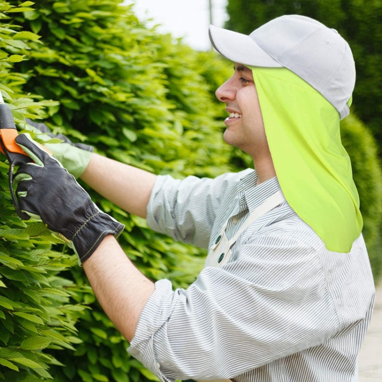 Outdoor Riding Long Tail Cap Breathable Sweat Absorbent Shading Workplace Safety Dustproof Shawl Cap, Size: Free Code
