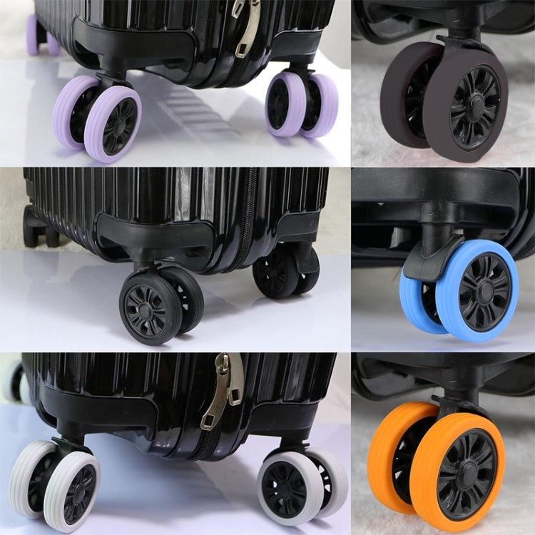8pcs /Set Luggage Wheel Silicone Protective Cover Swivel Chair Wheel Sound Reducing Cover, Size: Small 4-5cm Wheels