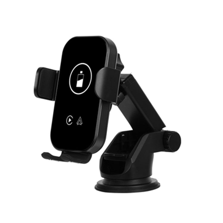 Fast Charging Retractable Recharging Cell Phone Holder With Wireless CarPlay Android Auto Function - Standard
