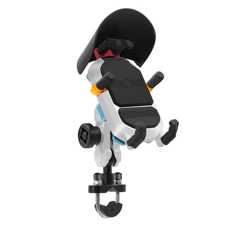 Colorful Motorcycle Shock-absorbing Navigation Mobile Phone Holder - Handlebar Model