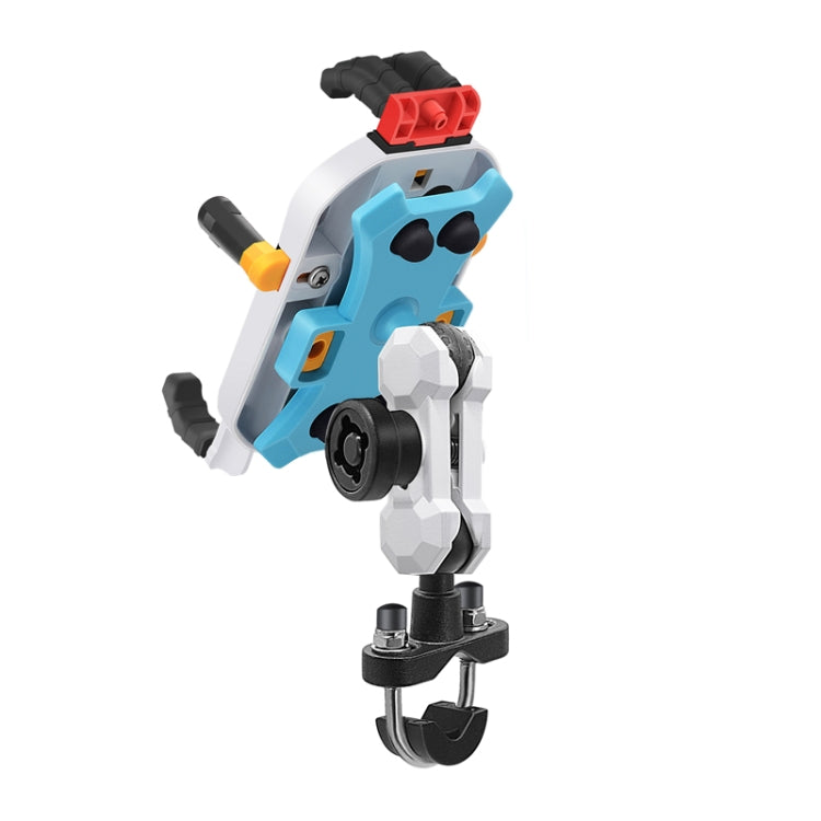 Colorful Motorcycle Shock-absorbing Navigation Mobile Phone Holder - Handlebar Model