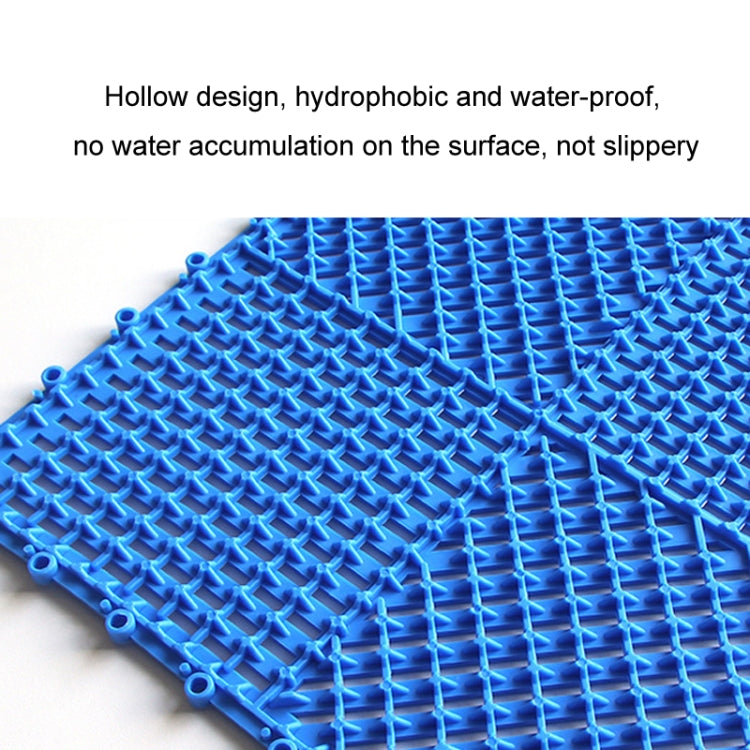 30x30cm Bathroom Floor Mats Non-slip Hydrophobic PVC Hollow Dirt-resistant Foot Mats