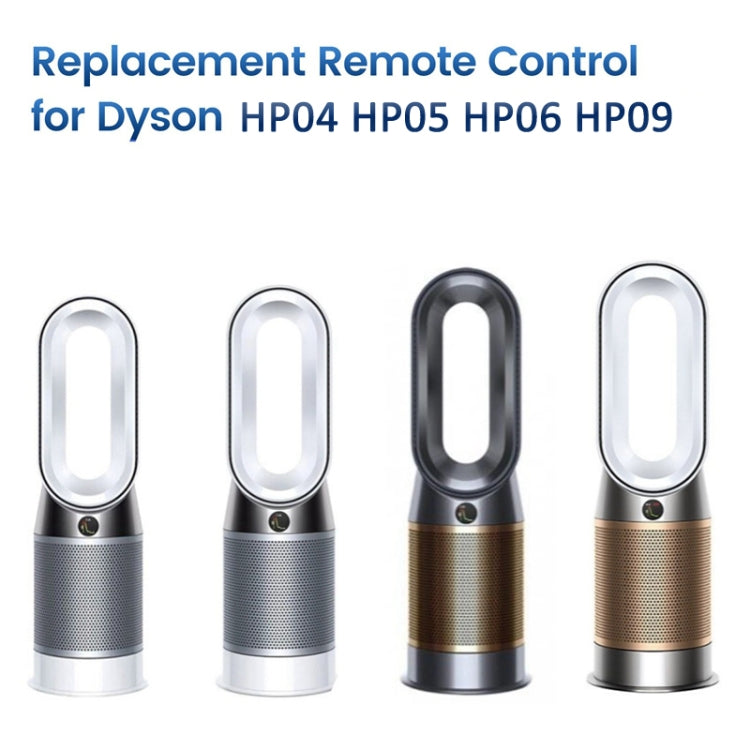 For Dyson HP04 HP05 HP06 HP09  Air Purifier Bladeless Fan Remote Control - Style 15 Silver