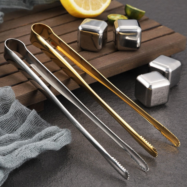Household 304 Stainless Steel Barbecue Clip Kitchen Extended Food Holders, Model: 24cm Silver
